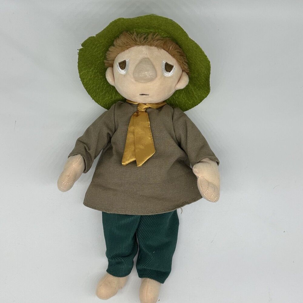 RARE Moomin Snufkin Plush Martinex Teddix TOVE 100 Tove Jannson Red Flower 14" - Picture 2 of 12